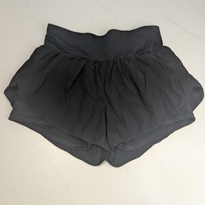 CADMUS (Lot Of 2) 2 in 1 Gym Shorts Workout Athletic Running Black&Gray, Size L